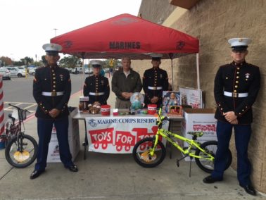 BCM Partner and Marine Corps veteran Billy Cunningham volunteering with Toys For Tots