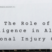 The Role of Negligence in Alabama Personal Injury Claims