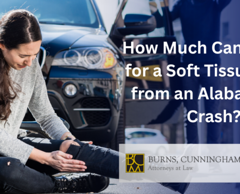 How Much Can You Get for a Soft Tissue Injury from an Alabama Car Crash?